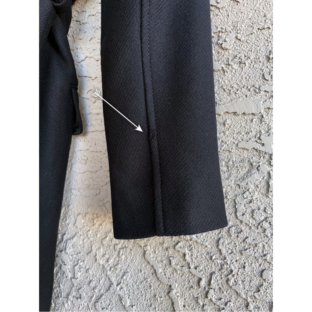 Zara Black Trench Coat - Picture 7 of 11
